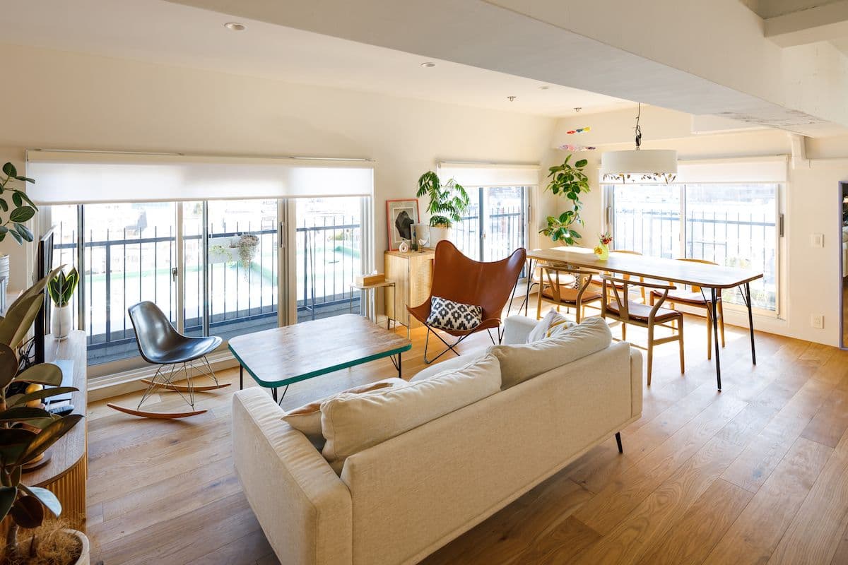 中古マンションのリノベーション後のCalm + Easy