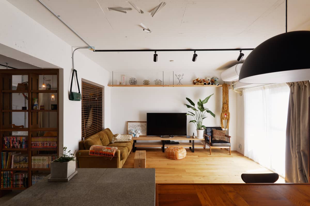 中古マンションのリノベーション後のこの先もつづく日常に根ざした家