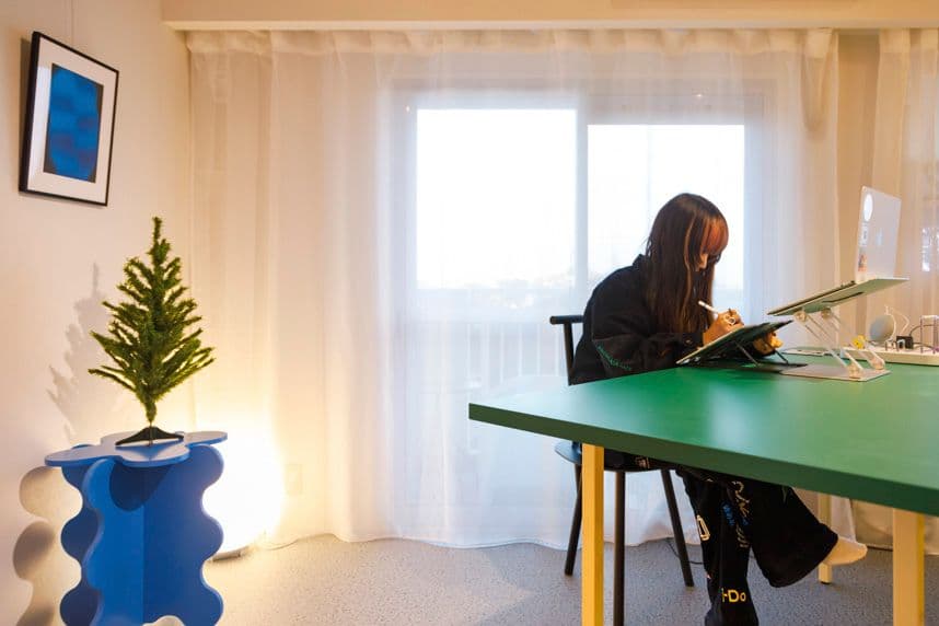 中古マンションのリノベーション後のワークスペース