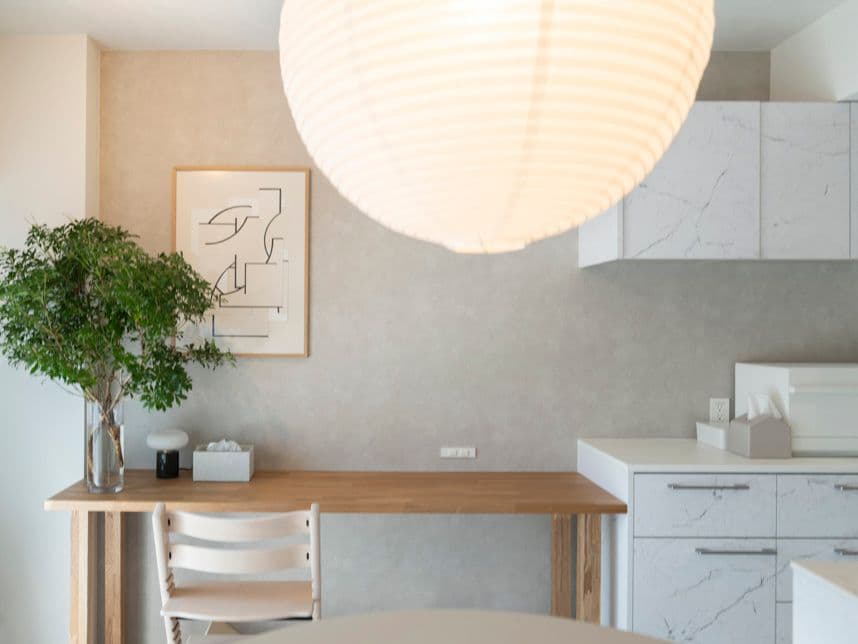 中古マンションのリノベーション後のデスク