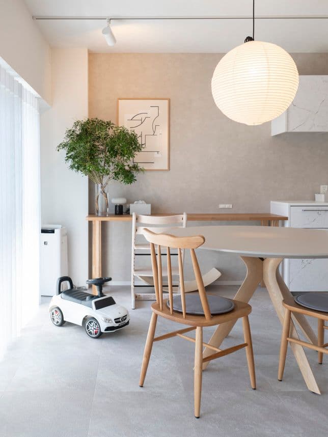 中古マンションのリノベーション後のダイニング