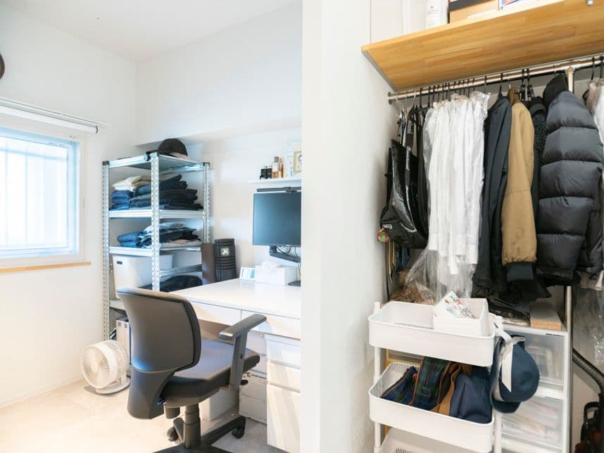 中古マンションのリノベーション後のワークスペース