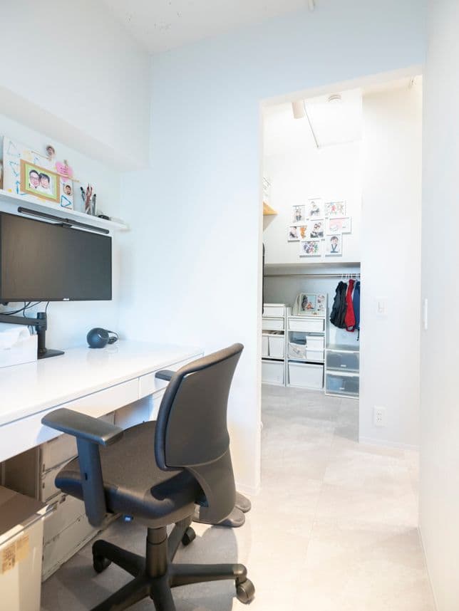 中古マンションのリノベーション後のワークスペース