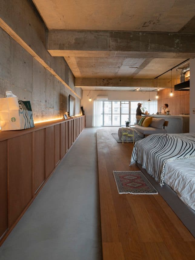 中古マンションのリノベーション後の土間床