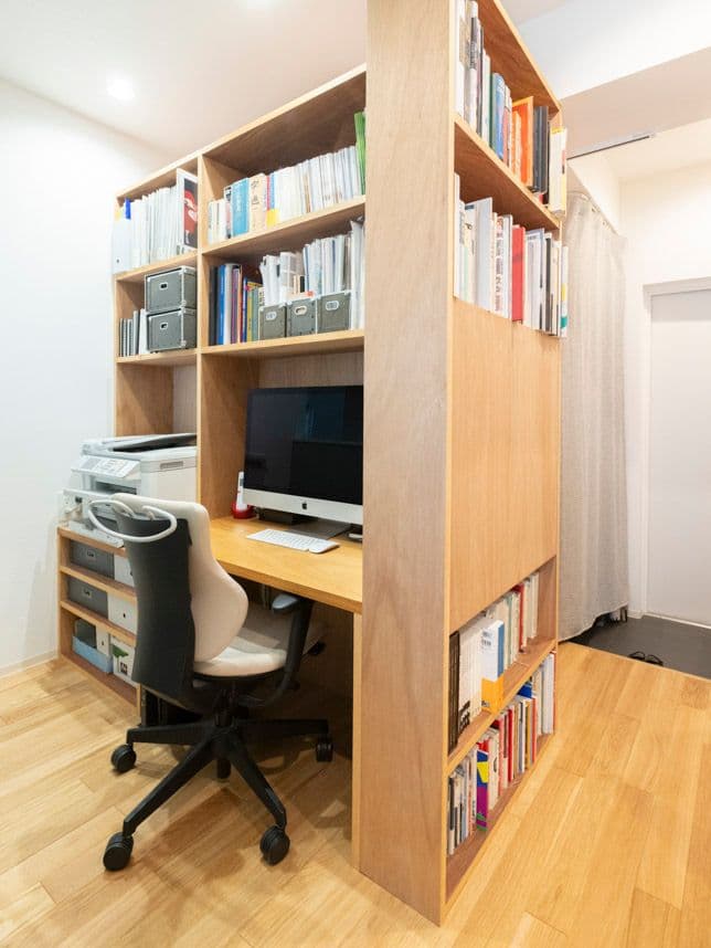 中古マンションのリノベーション後の書斎