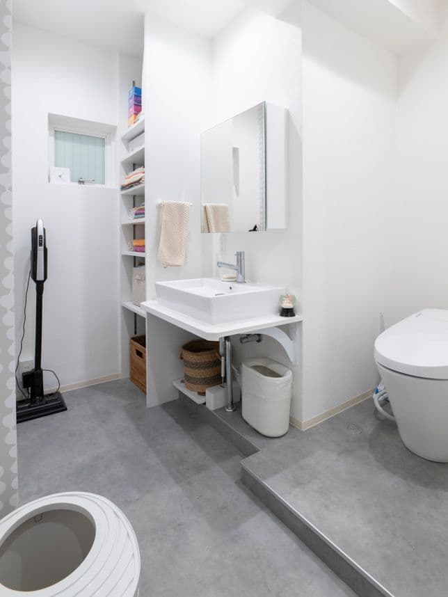 中古マンションのリノベーション後のサニタリー