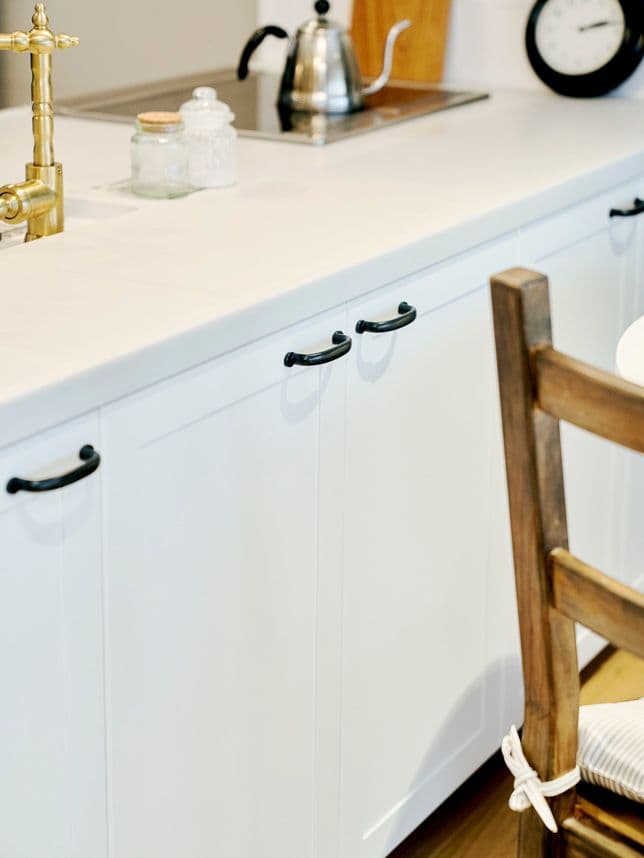 中古マンションのリノベーション後のキッチンの収納