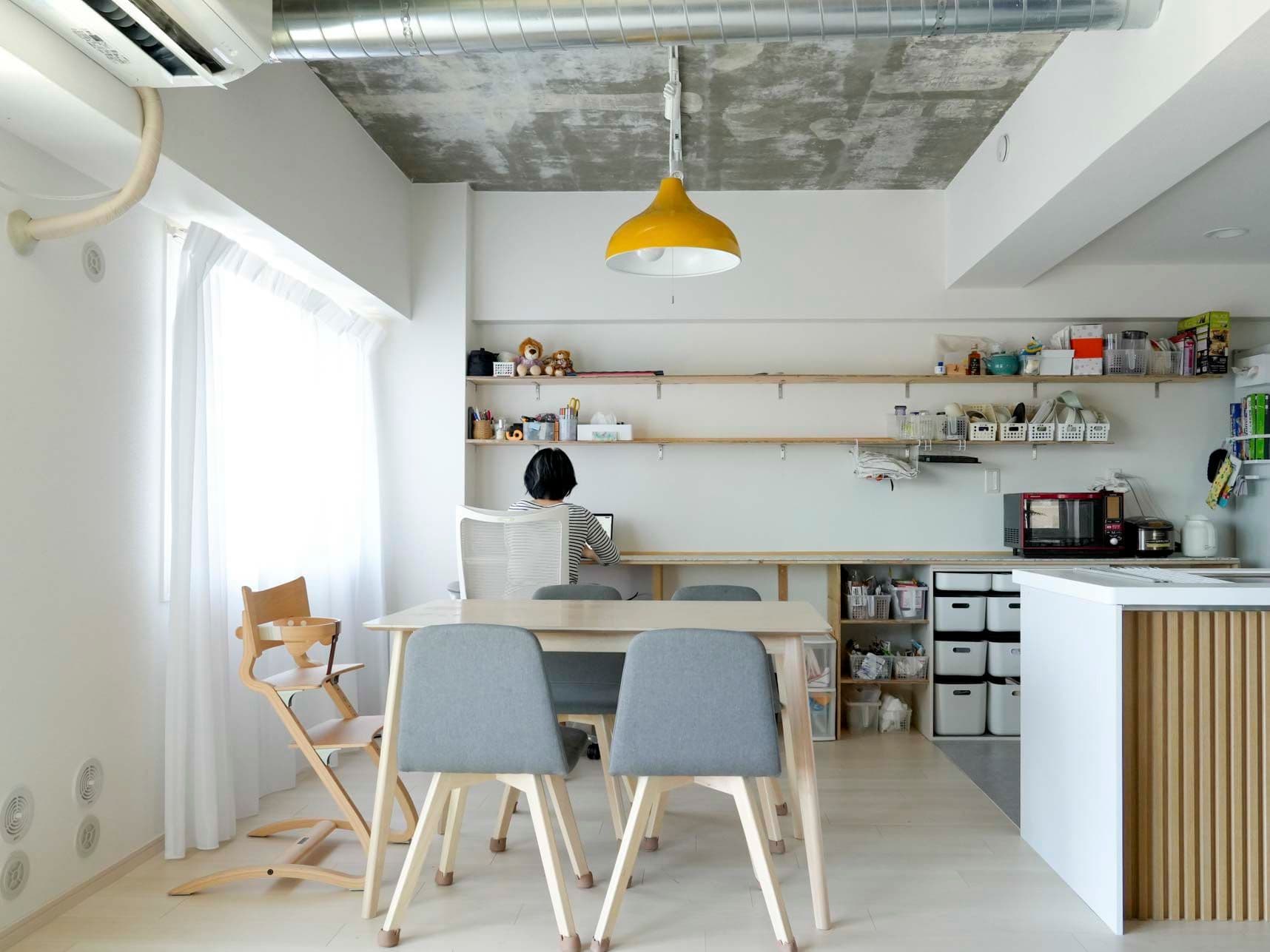 中古マンションのリノベーション後のダイニング