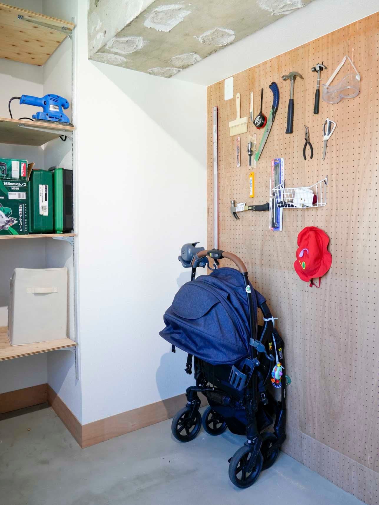 中古マンションのリノベーション後の玄関土間