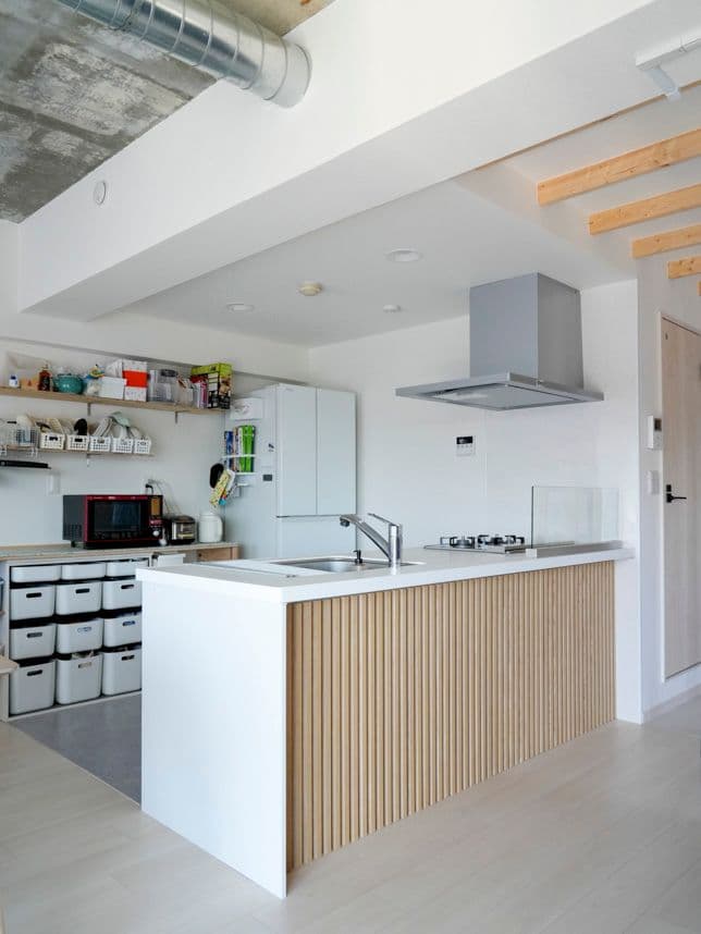 中古マンションのリノベーション後のキッチン