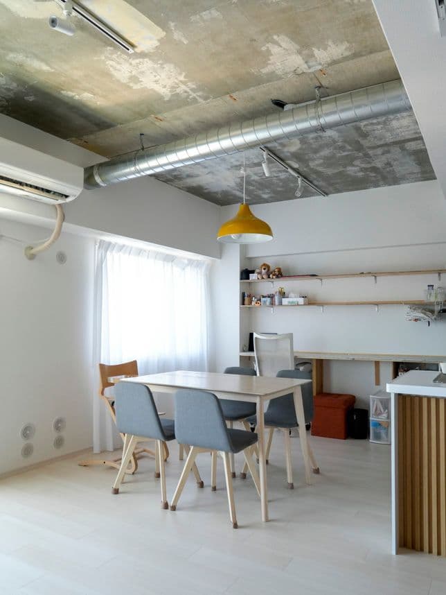 中古マンションのリノベーション後のダイニング