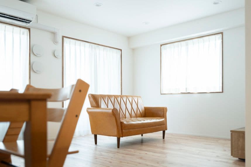 中古マンションのリノベーション後のリビング