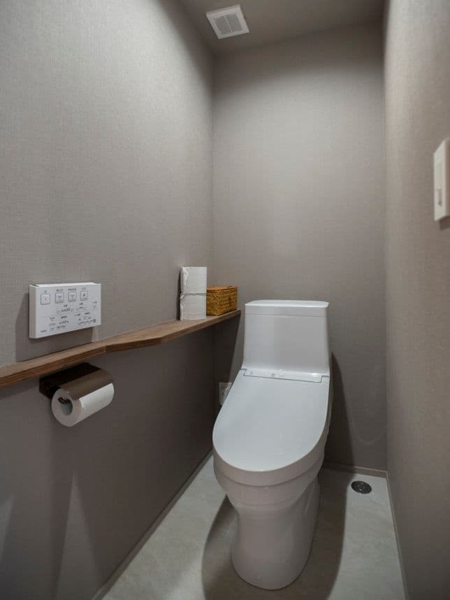 中古マンションのリノベーション後のトイレ