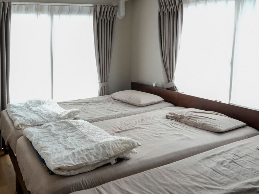 中古マンションのリノベーション前の寝室