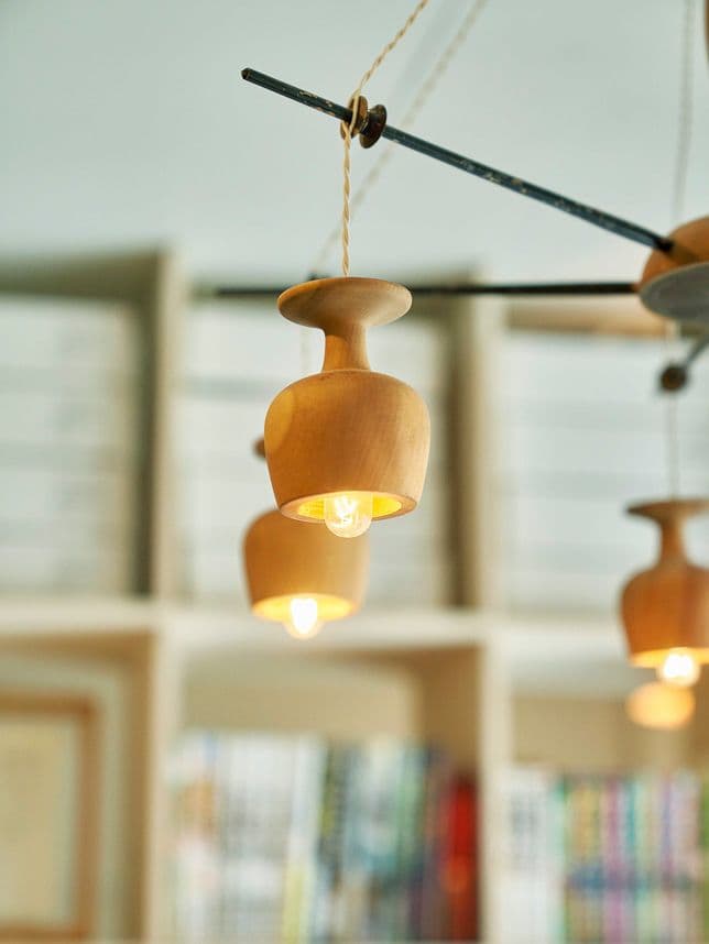 中古マンションのリノベーション後のリビングの照明