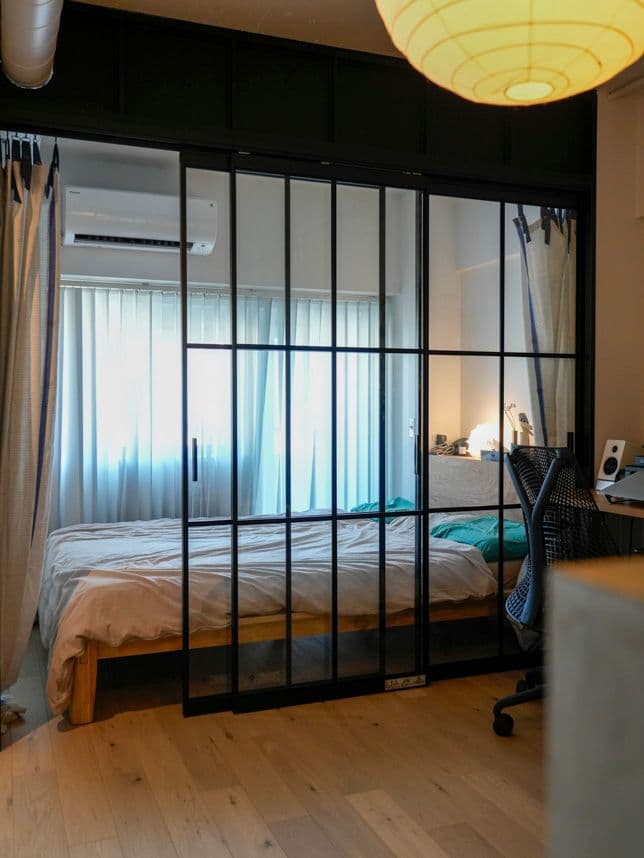 中古マンションのリノベーション後の寝室