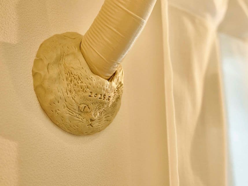 中古マンションのリノベーション後のリビングのパテ