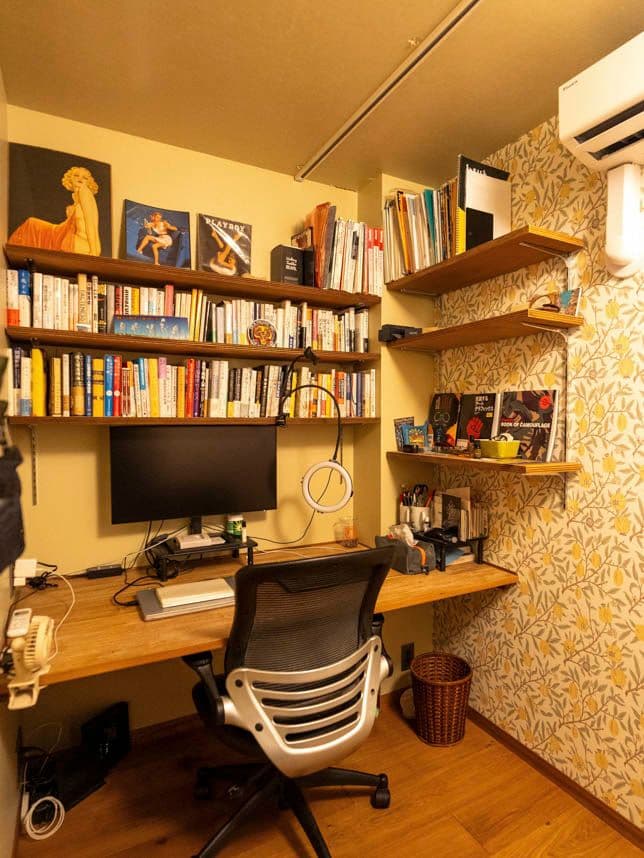 中古マンションのリノベーション後の書斎