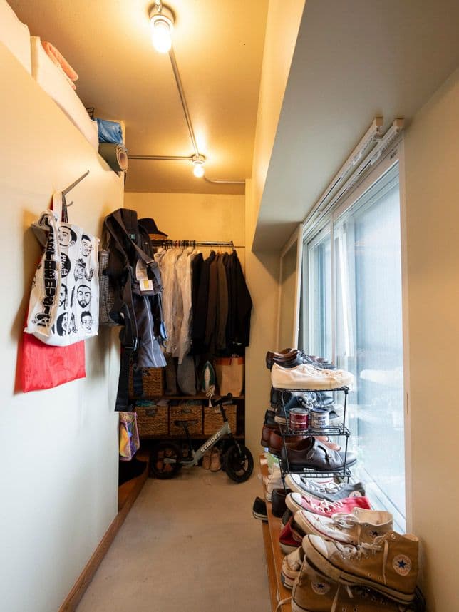 中古マンションのリノベーション後の玄関土間