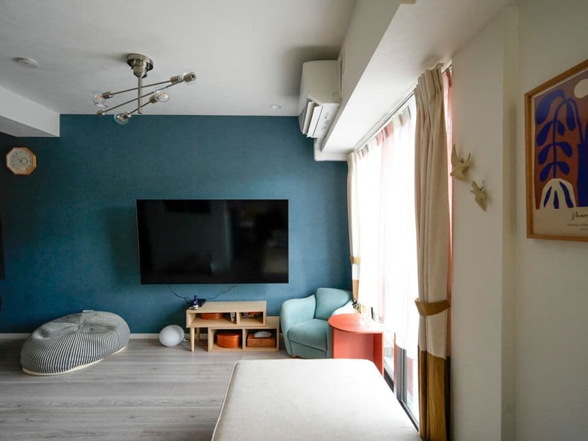 中古マンションのリノベーション後のリビング