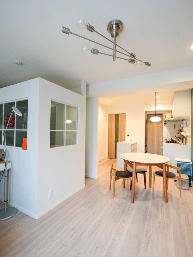 中古マンションのリノベーション後のダイニング