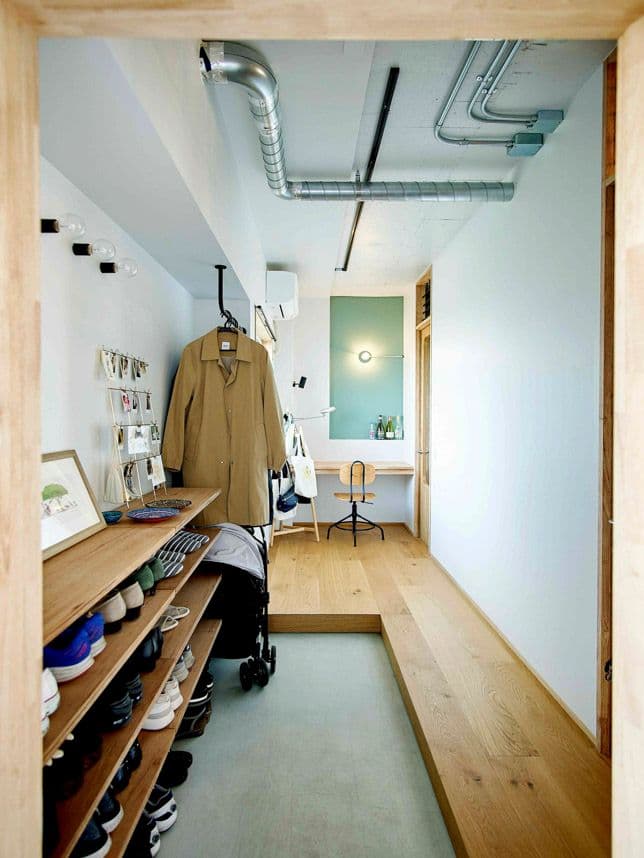 中古マンションのリノベーション後の玄関