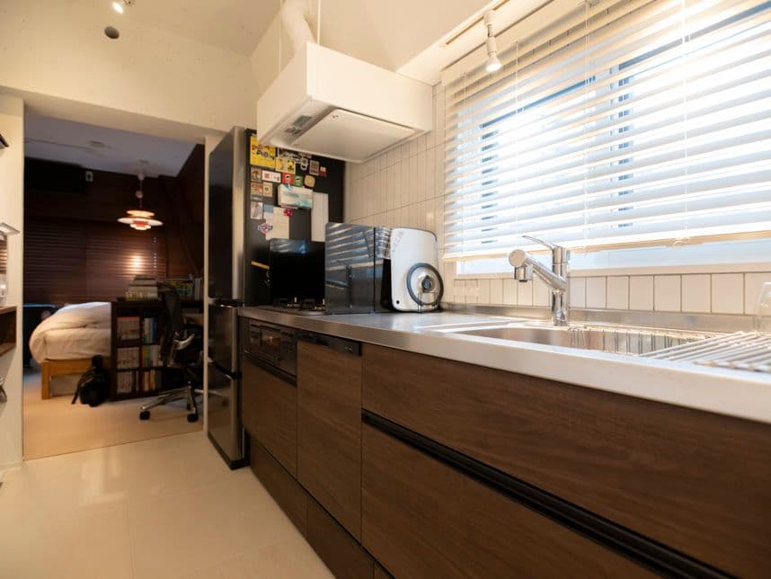 中古マンションのリノベーション後のキッチン