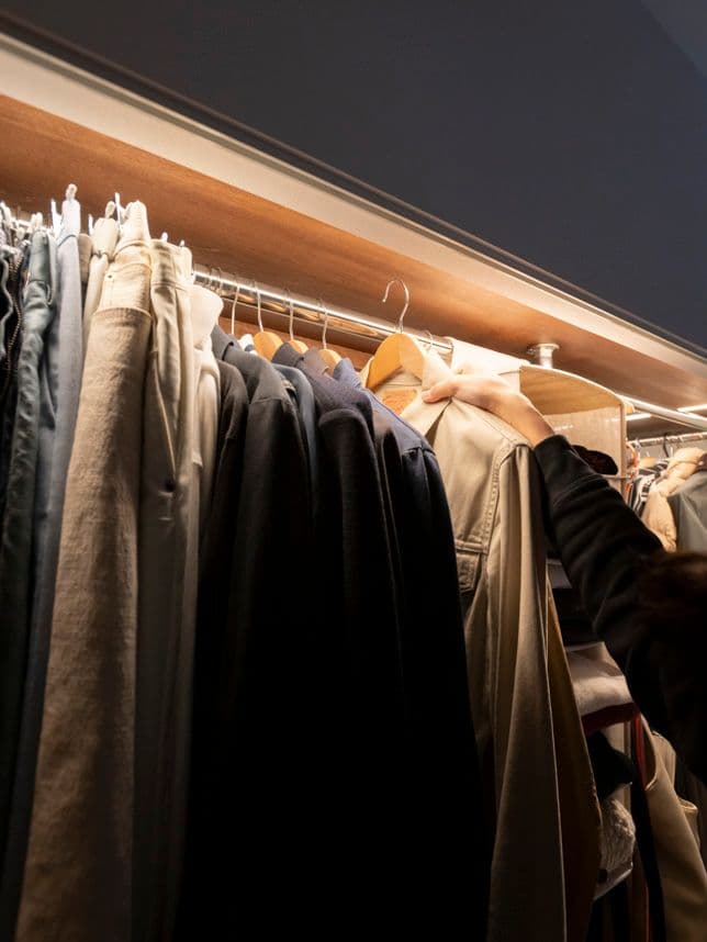 中古マンションのリノベーション後のクローゼットの照明