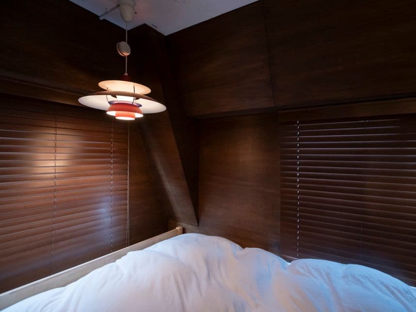 中古マンションのリノベーション後の寝室の照明