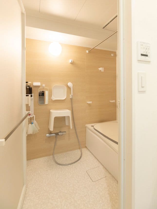 中古マンションのリノベーション後の浴室