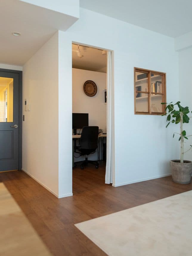 中古マンションのリノベーション後のワークスペース