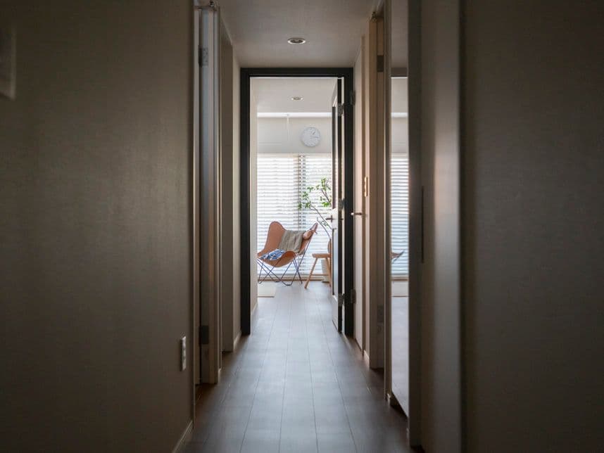 中古マンションのリノベーション後の廊下